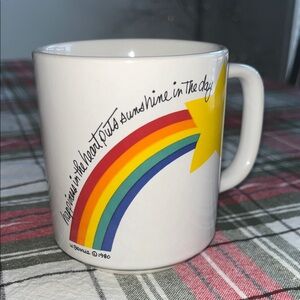 Vintage 1980 W.Berrie 🌈 Rainbow and Star ⭐️ Mug